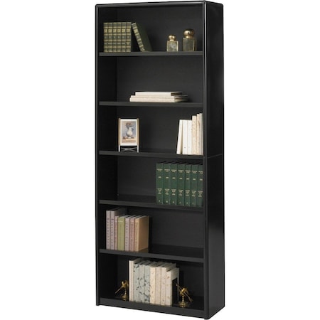 Safco BOOKCASE, 6-SHELF, BK SAF7174BL